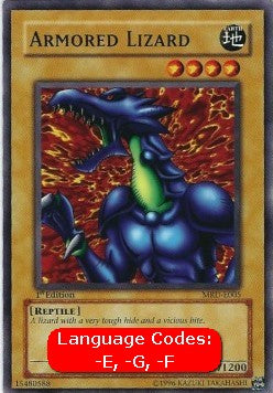 Armored Lizard (V.1 - Common) - Metal Raiders (Common) [MRD-005]