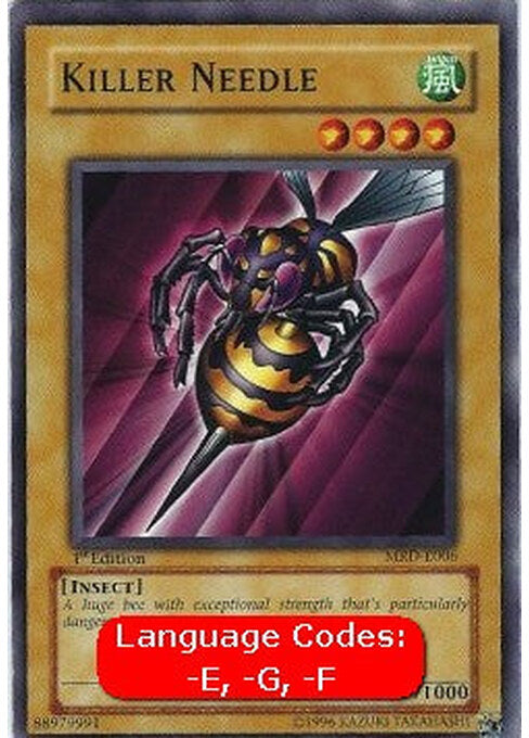 Killer Needle — Metal Raiders (MRD-006) Yu-Gi-Oh! card Main image