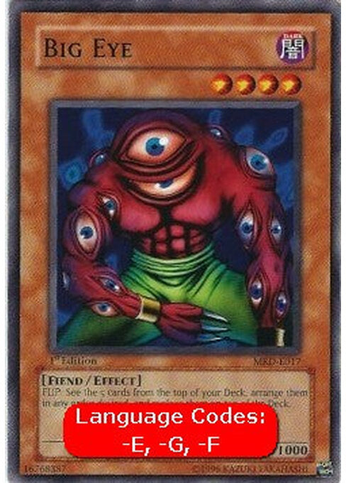 Big Eye — Metal Raiders (MRD-017) Yu-Gi-Oh! card Hauptbild