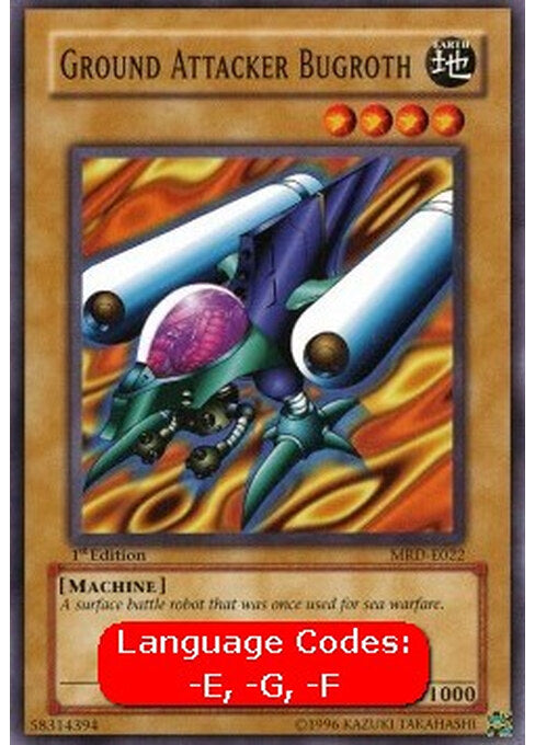 Ground Attacker Bugroth — Metal Raiders (MRD-022) Yu-Gi-Oh! card Immagine principale del prodotto