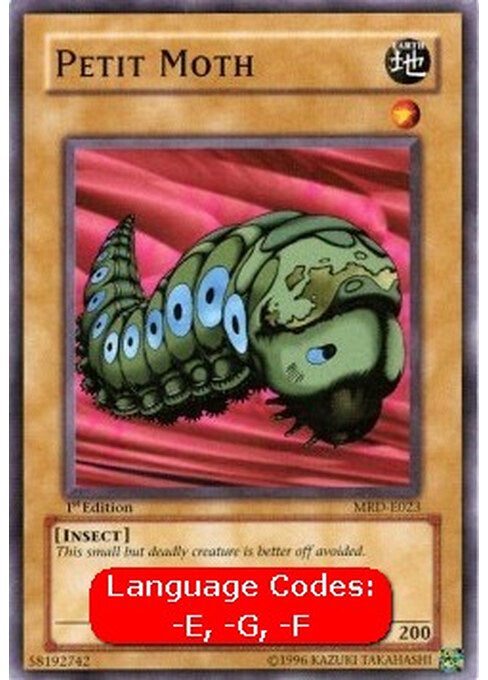 Petit Moth — Metal Raiders (MRD-023) Yu-Gi-Oh! card Main image