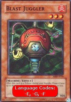 Blast Juggler (V.1 - Common) - Metal Raiders (Common) [MRD-034] Hover Image