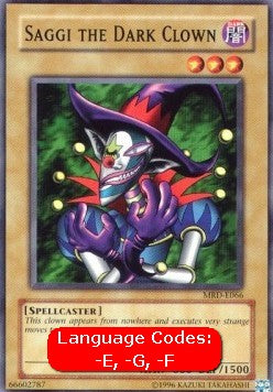 Saggi the Dark Clown (V.1 - Common) - Metal Raiders (Common) [MRD-066] Hover Image