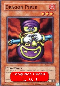 Dragon Piper (V.1 - Common) - Metal Raiders (Common) [MRD-067] Hover Image