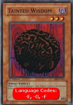 Tainted Wisdom (V.1 - Common) - Metal Raiders (Common) [MRD-081]