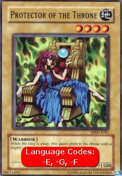 Protector of the Throne (V.1 - Common) - Metal Raiders (Common) [MRD-087]
