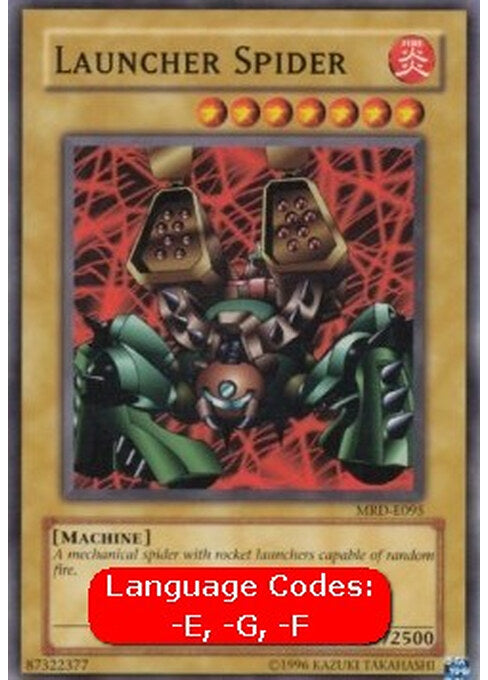 Launcher Spider — Metal Raiders (MRD-095) Yu-Gi-Oh! card Main image