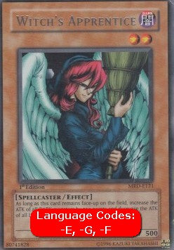 Witch's Apprentice (V.1 - Rare) - Metal Raiders (Rare) [MRD-121] Hover Image