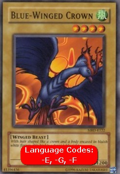 Blue-Winged Crown (V.1 - Common) - Metal Raiders (Common) [MRD-122]