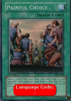 Painful Choice (V.2 - Super Rare) - Magic Ruler (Super Rare) [MRL-049] Hover Image