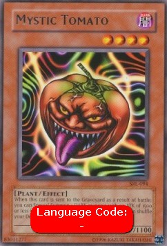 Mystic Tomato (V.2 - Rare) - Spell Ruler (Rare) [SRL-094]