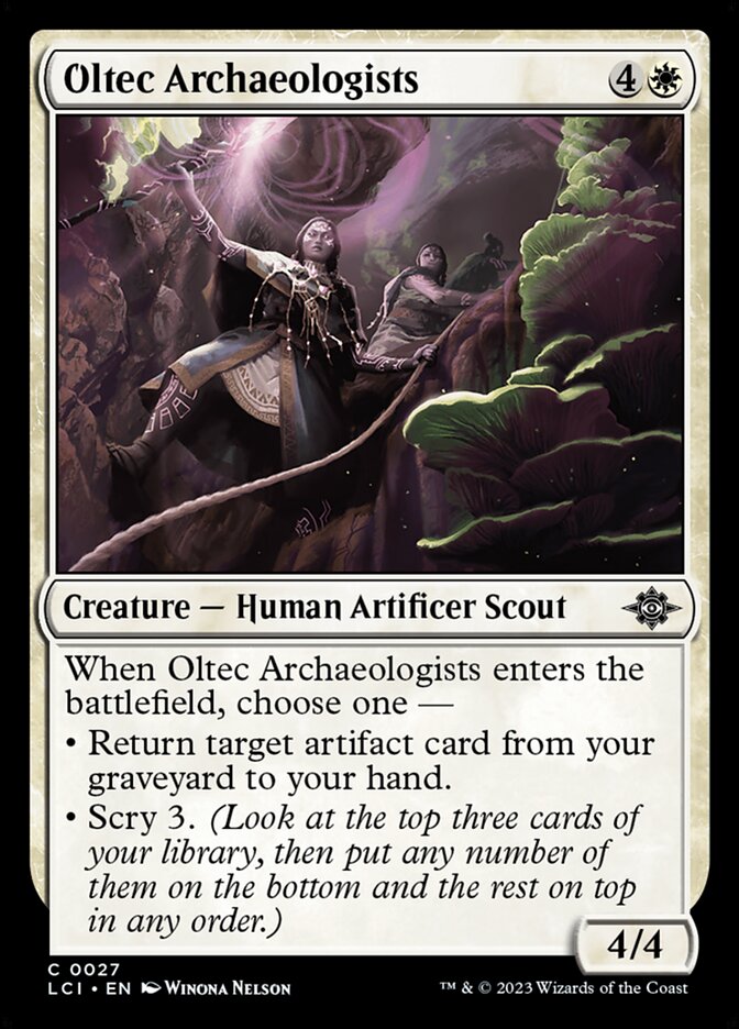 Magic-kaart Oltec Archaeologists LCI-27 uit The Lost Caverns of Ixalan (Common)