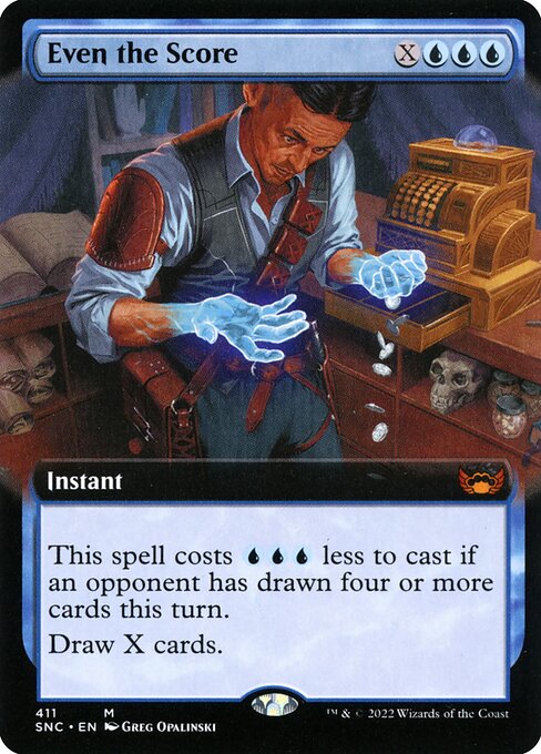 Even the Score – Streets of New Capenna (SNC-411) Magic: The Gathering card | LC-REM-20260804-15380327825740-57dcba6c-9d8e-4a66-99ac-48e737e14263