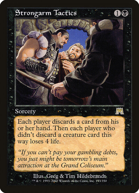 Strongarm Tactics – Onslaught (ONS-173) Magic: The Gathering card Immagine principale del prodotto
