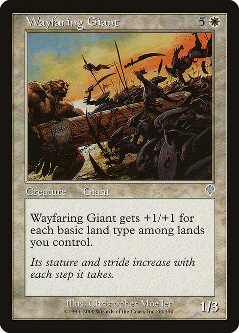 Wayfaring Giant – Invasion (INV-44) Magic: The Gathering card | LC-REM-20260804-15730199691596-57e45de5-0e8b-41d3-979b-ec5a29cac682 Imagen principal del producto
