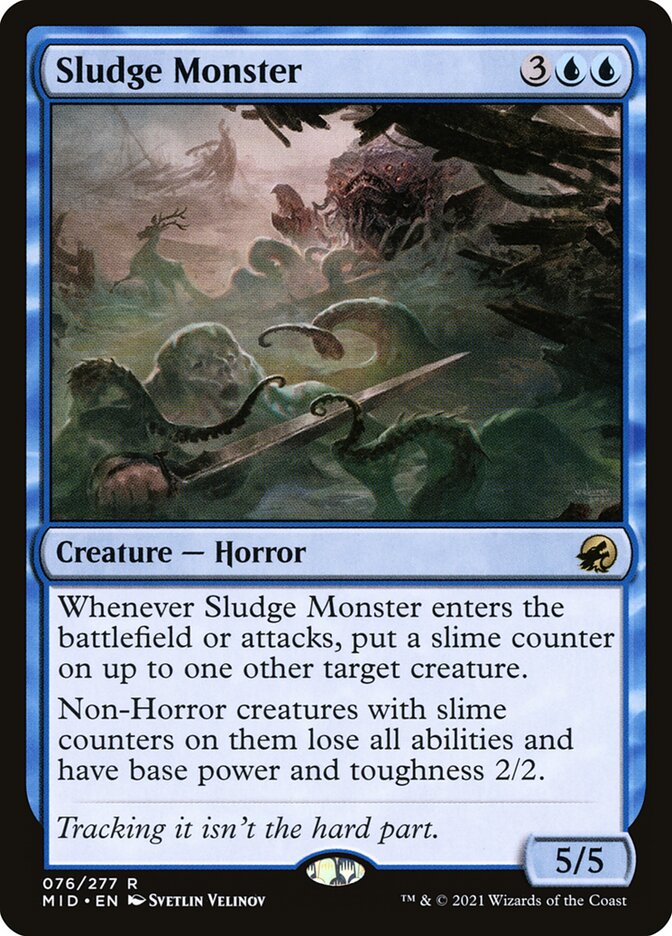 Sludge Monster - Innistrad: Midnight Hunt (Rare) [MID-76] Imagen principal del producto