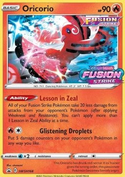 Oricorio - SWSH Black Star Promos (Promo) [SWSH-168] Imagen principal del producto