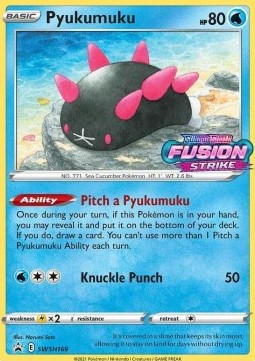 Pyukumuku - SWSH Black Star Promos (Promo) [SWSH-169] Imagen principal del producto
