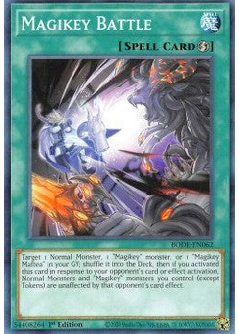 Magikey Battle — Burst of Destiny (BODE-062) Yu-Gi-Oh! card Hoofdafbeelding