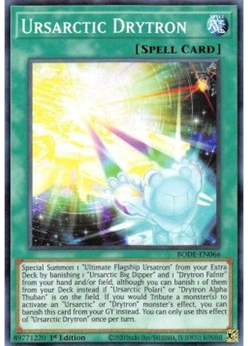 Ursarctic Drytron — Burst of Destiny (BODE-066) Yu-Gi-Oh! card Hoofdafbeelding