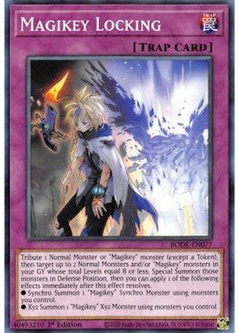 Magikey Locking — Burst of Destiny (BODE-077) Yu-Gi-Oh! card Main image