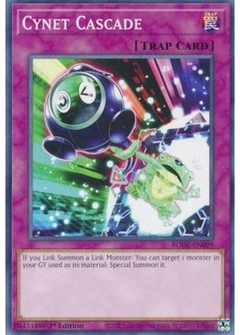Cynet Cascade — Burst of Destiny (BODE-099) Yu-Gi-Oh! card Hoofdafbeelding