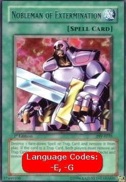 Nobleman of Extermination (V.1 - Rare) - Pharaoh's Servant (Rare) [PSV-035] Imagen principal del producto