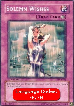 Solemn Wishes (V.1 - Common) - Pharaoh's Servant (Common) [PSV-055] Hoofdafbeelding