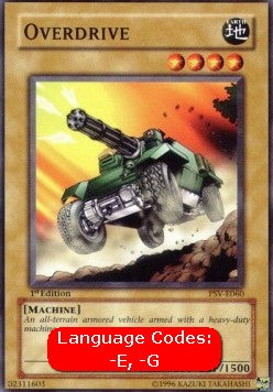 Overdrive (V.1 - Common) - Pharaoh's Servant (Common) [PSV-060] Hover Image