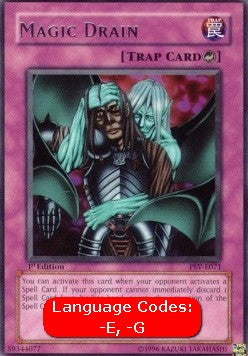 Magic Drain (V.1 - Rare) - Pharaoh's Servant (Rare) [PSV-071] Imagen principal del producto