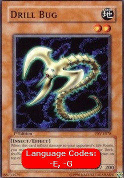 Drill Bug (V.1 - Common) - Pharaoh's Servant (Common) [PSV-078] Imagen principal del producto