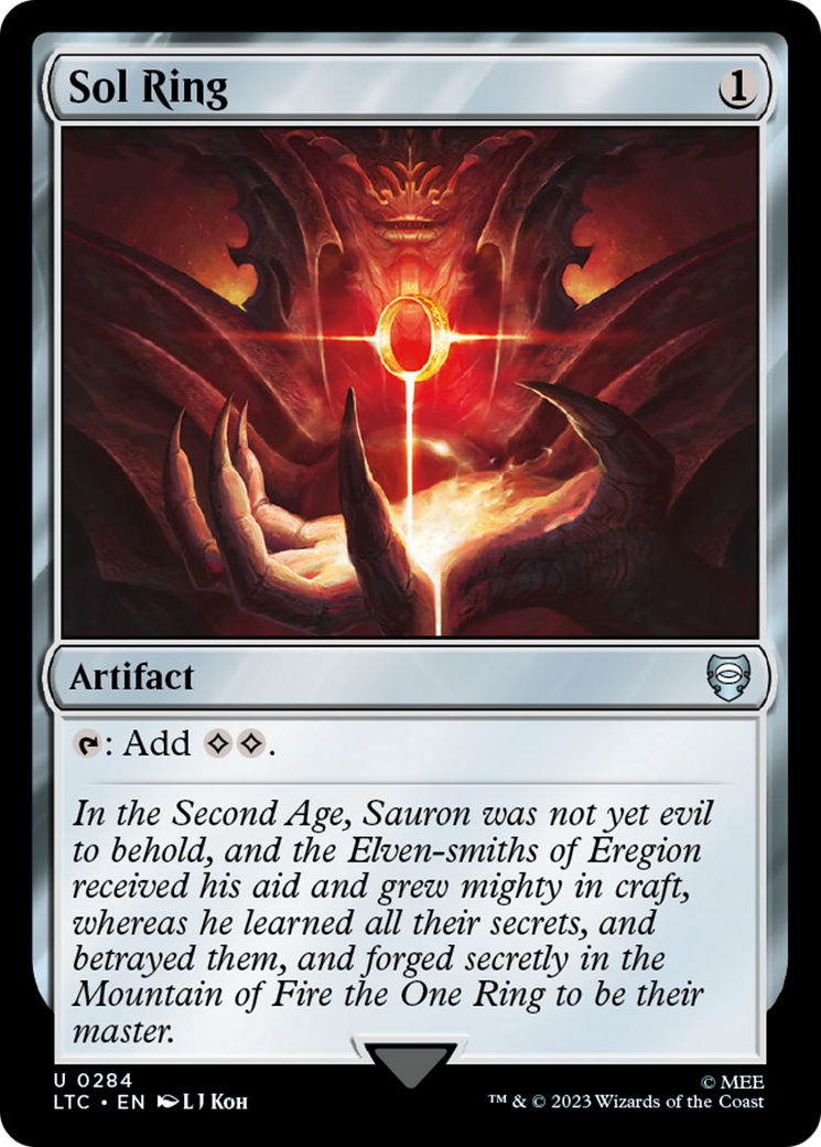 Sol Ring – Commander: The Lord of the Rings: Tales of Middle-earth 284 – Magic: The Gathering single card Main image