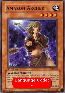 Amazoness Archer (V.2 - Common) - Labyrinth of Nightmare (Common) [LON-032] Main image