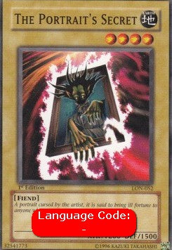 The Portrait's Secret (V.2 - Common) - Labyrinth of Nightmare (Common) [LON-052] Hover Image