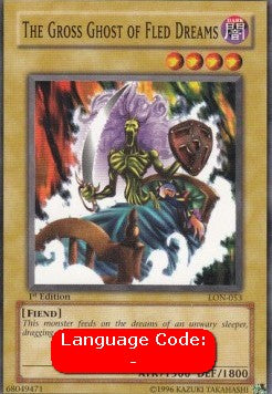 The Gross Ghost of Fled Dreams (V.2 - Common) - Labyrinth of Nightmare (Common) [LON-053] Hoofdafbeelding