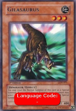 Gilasaurus (V.2 - Rare) - Labyrinth of Nightmare (Rare) [LON-071] Main image