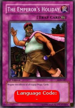 The Emperor's Holiday (V.2 - Common) - Labyrinth of Nightmare (Common) [LON-087] Hover Image