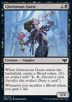 Gluttonous Guest - Innistrad: Crimson Vow (Common) [VOW-114] Imagen principal del producto