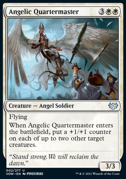 Angelic Quartermaster - Innistrad: Crimson Vow (Uncommon) [VOW-2] Imagen principal del producto