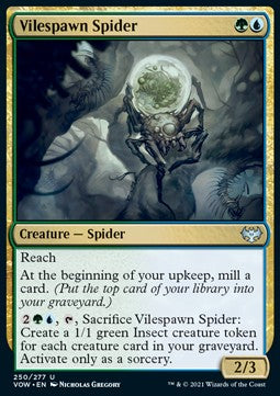 Vilespawn Spider - Innistrad: Crimson Vow (Uncommon) [VOW-250] Imagen principal del producto