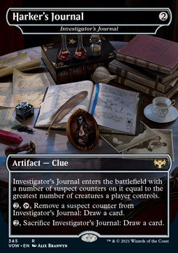 Investigator's Journal (V.1) - Innistrad: Crimson Vow: Extras (Rare) [XVOW-345] Main image