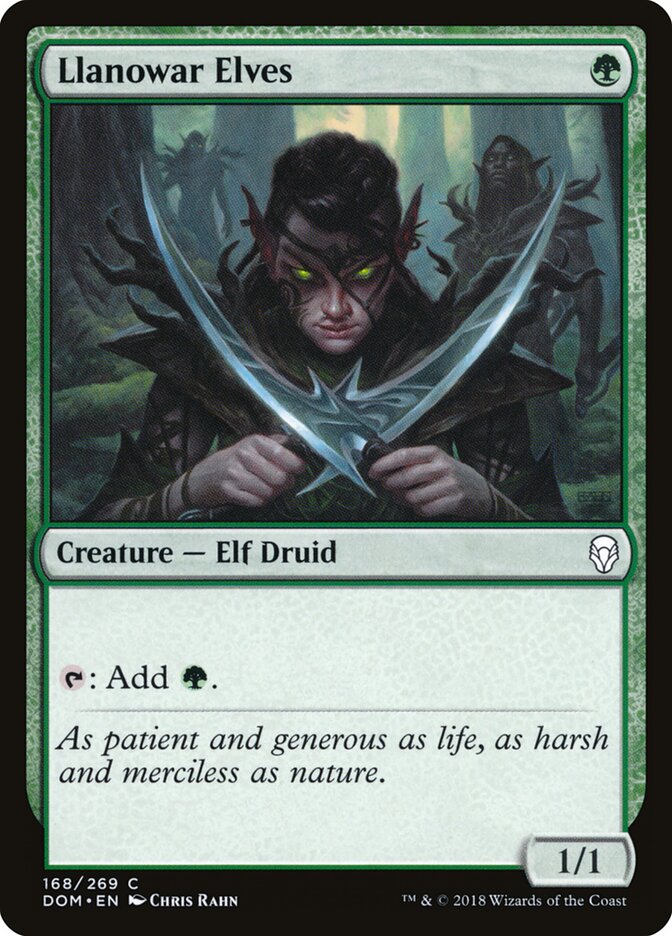 Llanowar Elves - Dominaria (Common) [DOM-168]
