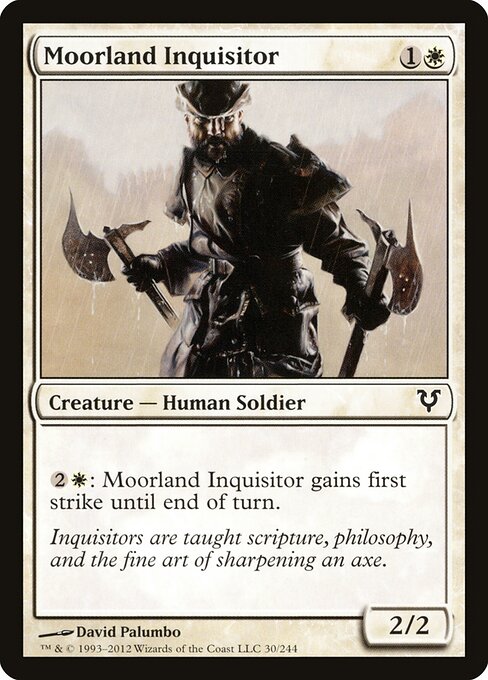Moorland Inquisitor – Avacyn Restored (AVR-30) Magic: The Gathering card