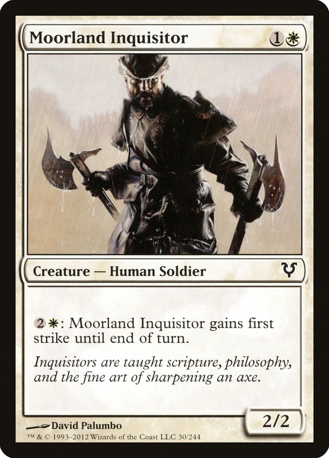 Magic-kaart Moorland Inquisitor AVR-30 uit Avacyn Restored (Common)