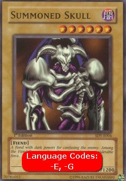 Summoned Skull (V.1 - Common) - Starter Deck: Yugi (Common) [SDY-004] Imagen principal del producto