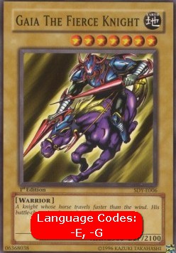 Gaia The Fierce Knight (V.1 - Common) - Starter Deck: Yugi (Common) [SDY-006] Imagen principal del producto