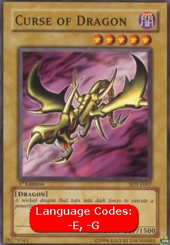Curse of Dragon (V.1 - Common) - Starter Deck: Yugi (Common) [SDY-007] Imagen principal del producto
