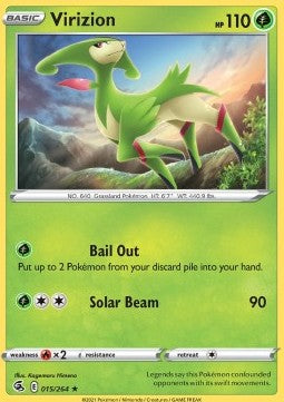 Virizion - Fusion Strike (Rare) [FST-015] Hover Image