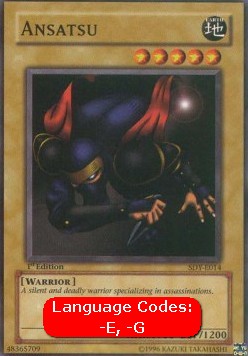 Ansatsu (V.1 - Common) - Starter Deck: Yugi (Common) [SDY-014] Imagen principal del producto