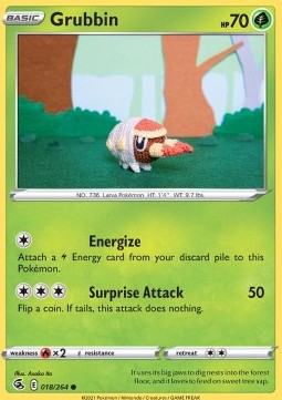 Grubbin - Fusion Strike (Common) [FST-018] Imagen principal del producto
